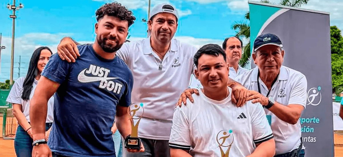 Tenis en silla de ruedas chileno celebra tres títulos en el paso del tour por Cali